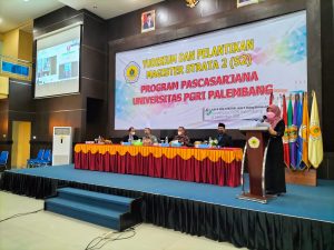 156 Mahasiswa Pascasarjana Universitas PGRI Palembang Diyudisium Secara Virtual  
